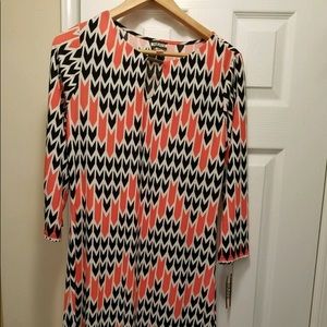 Hanni Chevron Print Dress
